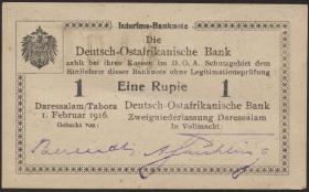 R.928q: Deutsch-Ostafrika 1 Rupie 1916 (1-) 