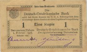 R.929k: Deutsch-Ostafrika 1 Rupie 1916 Q3 (1) 
