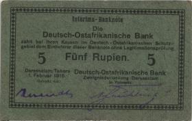 R.933b: Deutsch-Ostafrika 5 Rupien 1916 F (1) 