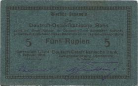 R.933k: Deutsch-Ostafrika 5 Rupien 1916 G (2) 