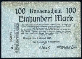 R.946b: Deutsch-Südwestafrika 100 Mark 1914 (3) 