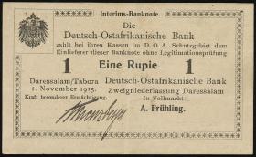 R.919b: 1 Rupie 1915 H Kreuzberger (2) 