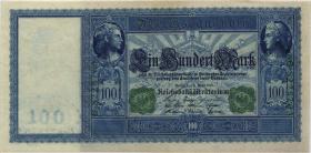 R.044a: 100 Mark 1910 Flottenschein Siegel grün (1/1-) 