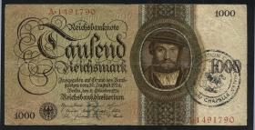 R.172b: 1000 Reichsmark 1924 (3-) 