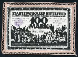 Bielefeld GP.21ad 100 Mark 1921 Leinen (1) rosa 