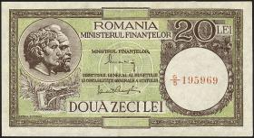 Rumänien / Romania P.077 20 Lei (1947) (2) 