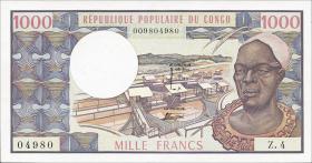 VR Kongo / Congo Republic P.03c 1000 Francs (1978) (1) 