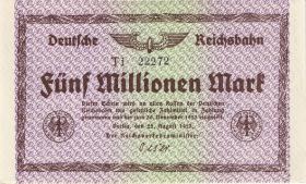RVM-03b Reichsbahn Berlin 5 Millionen Mark 1923 (1) 
