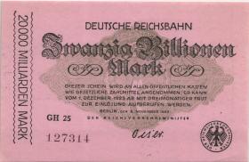 RVM-19a Reichsbahn Berlin 20 Billionen Mark 1923 (1) 