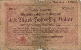 RVM-30b 4,20 Mark Gold = 1 Dollar 7.11.1923 (5) 