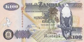 Sambia / Zambia P.38d 100 Kwacha 2003 (1) 