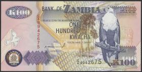 Sambia / Zambia P.38c 100 Kwacha 2001 (1) 