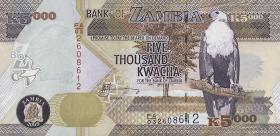 Sambia / Zambia P.45a  5000 Kwacha 2003 (1) 