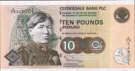 Schottland / Scotland P.226d 10 Pounds 25.4.2003 (1) 