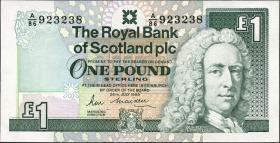 Schottland / Scotland P.351a 1 Pound 1989 (1) 