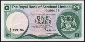 Schottland / Scotland P.336a 1 Pound 1972 (2/1) 