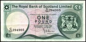 Schottland / Scotland P.336a 1 Pound 1981 (3) 