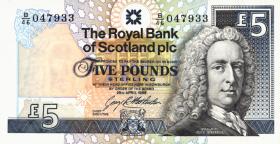 Schottland / Scotland P.352b 5 Pounds 1998 (1) 