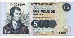 Schottland / Scotland P.218d 5 Pounds Sterling  2002 (1) 