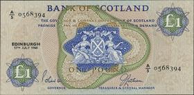Schottland / Scotland P.109a 1 Pound 17.7.1968 (1) 