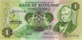 Schottland / Scotland P.111f 1 Pound 7.10.1983 (1) 