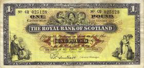 Schottland / Scotland P.325b 1 Pound 1966 (3) 