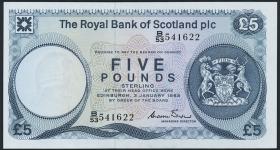 Schottland / Scotland P.342c 5 Pounds 1985 (1) 