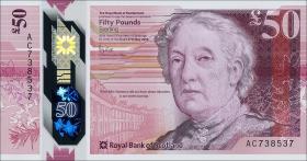 Schottland / Scotland P.neu 50 Pounds 2020 Polymer (1) Royal Bank 