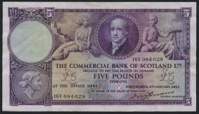 Schottland / Scotland P.S333 5 Pounds 1953 (3+) 