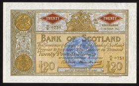 Schottland / Scotland P.094f 20 Pounds 1963 (3/2) 