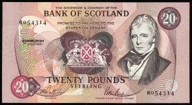 Schottland / Scotland P.118 20 Pounds 1991 (1) 