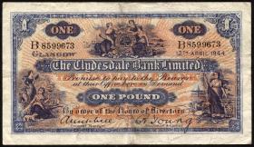 Schottland / Scotland P.189c 1 Pound 1944 (3) 