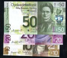 Schottland / Scotland P.229 J/L 10 -50 Pounds Sterling 2009/2015 (1) 000147 