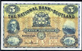 Schottland / Scotland P.259d 5 Pounds 1953 (3) 