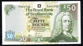 Schottland / Scotland P.367 50 Pounds 2005 A/1 001742 (1) 