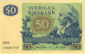 Schweden / Sweden P.53d 50 Kronen 1984 (1) 