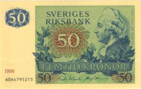 Schweden / Sweden P.53d 50 Kronen 1986 (1) 