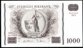 Schweden / Sweden P.46f 1000 Kronen 1973 (3+) 