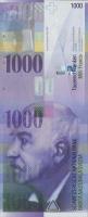 Schweiz / Switzerland P.74d 1000 Franken 2012 (1) 