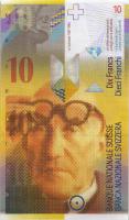 Schweiz / Switzerland P.66a 10 Franken 1995 (1) 