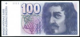 Schweiz / Switzerland P.57g 100 Franken 1984 (1) 