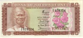 Sierra Leone P.04c 50 Cents 1979 (1) 