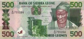 Sierra Leone P.23c 500 Leones 2003 (1) 