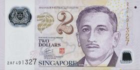 Singapur / Singapore P.46a 2 Dollars (2005) Polymer (1) 