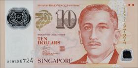Singapur / Singapore P.48c 10 Dollars (2010) Polymer (1) 