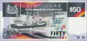 Singapur / Singapore P.36 50 Dollars (1987) (1) 