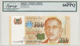 Singapur / Singapore P.50j 100 Dollars (2020) Polymer (1) PMG 