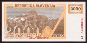 Slowenien / Slovenia P.09A 2000 Tolarjew (1991) (1) 
