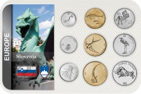 Kursmünzensatz Slowenien 