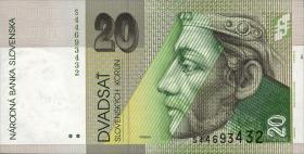Slowakei / Slovakia P.20f 20 Kronen 2004 (1) 